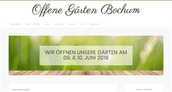 Desktop Screenshot of offenegaerten-bochum.de
