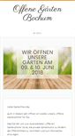 Mobile Screenshot of offenegaerten-bochum.de
